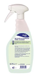 6E GLASS & STAINLESS STEEL CLNR 750ML