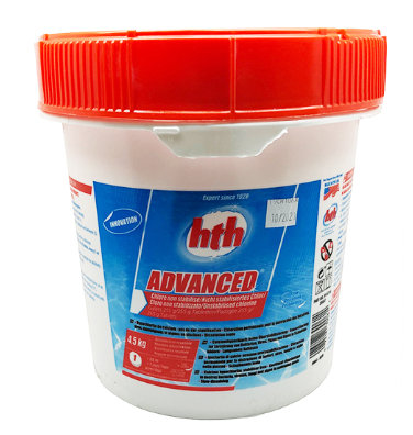 4.5kg HTH Advanced Non-Stabilised Chlorine 255g Tablets 