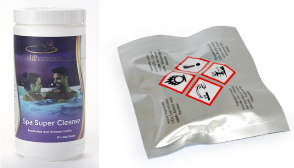 Spa Super cleanse tablets - bio film killer