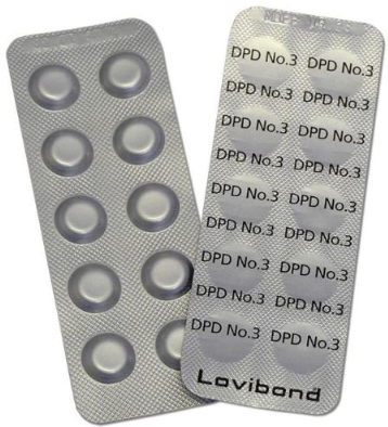 strip of DPD n3 Lovibond 