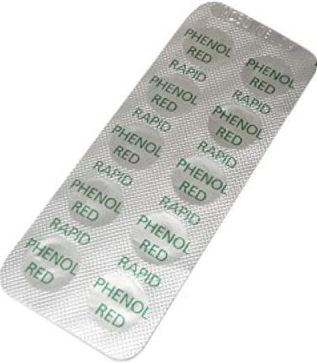 strips Phenol Red for PH Lovibond (pack of 25)