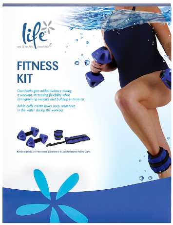 Variable resistance barbells + ankle cuffs