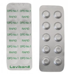 [TTDPD1Q25] strips DPD n1 for free chlorine Lovibond (pack of 25)